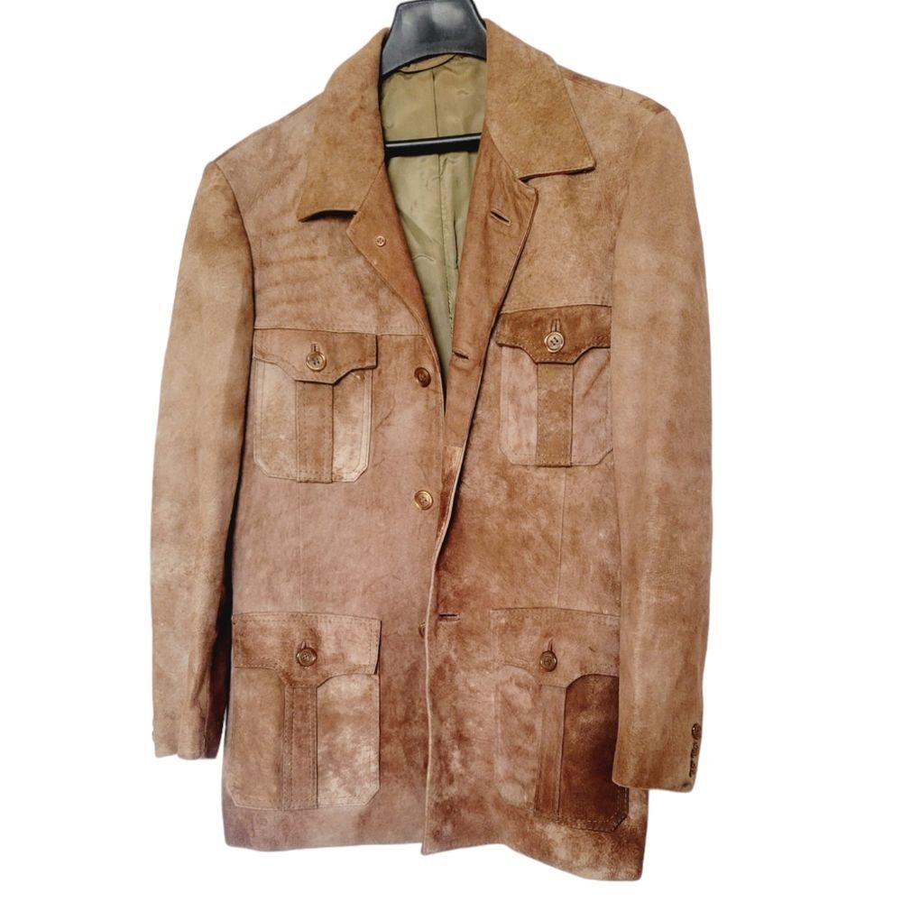 70s Vintage Suede Coat